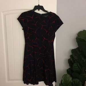 French Connection LIKE NEW Navy + Red Dress Sz 4